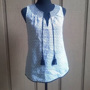 Boden Sleeveless Linen Top